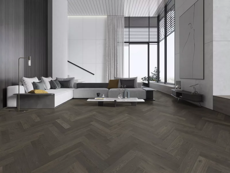Parquet Contrecollé Baton-Rompu Brownie